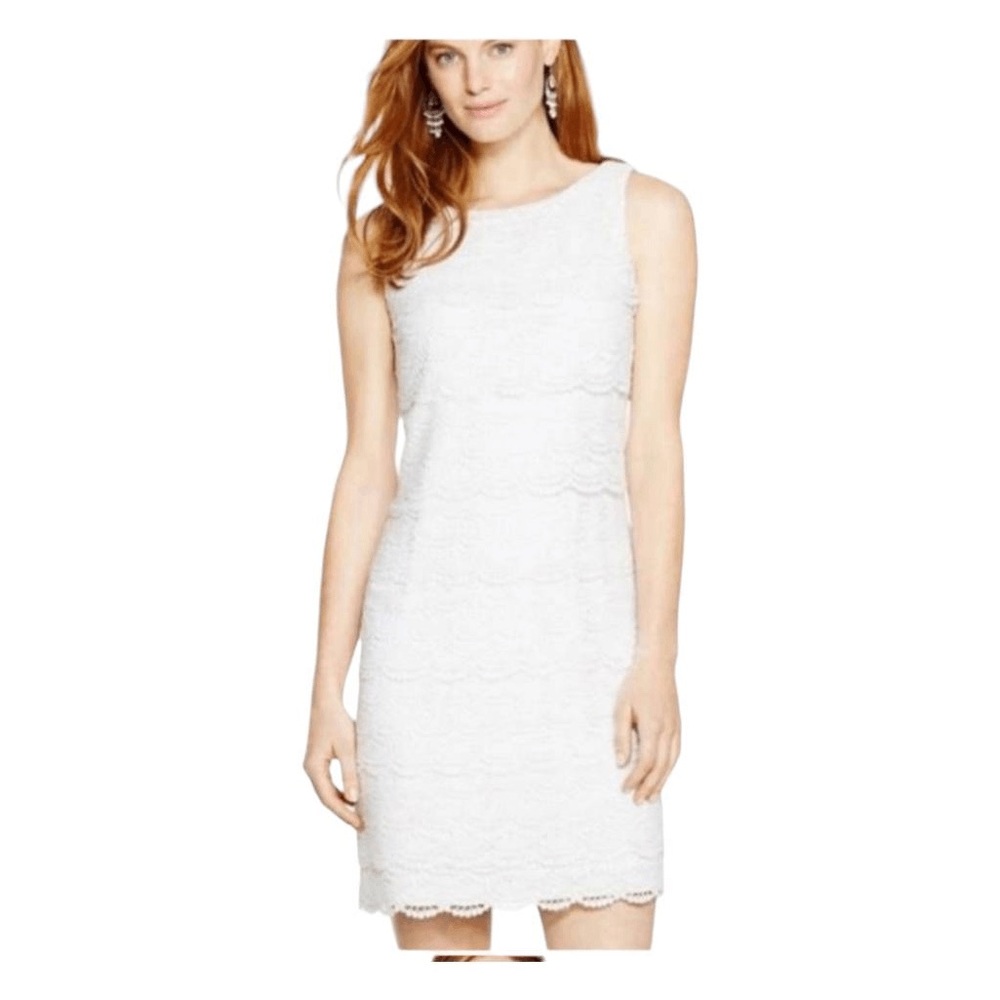 White House Black
Market Dress
White Crochet sleeveless dress size6 #beach